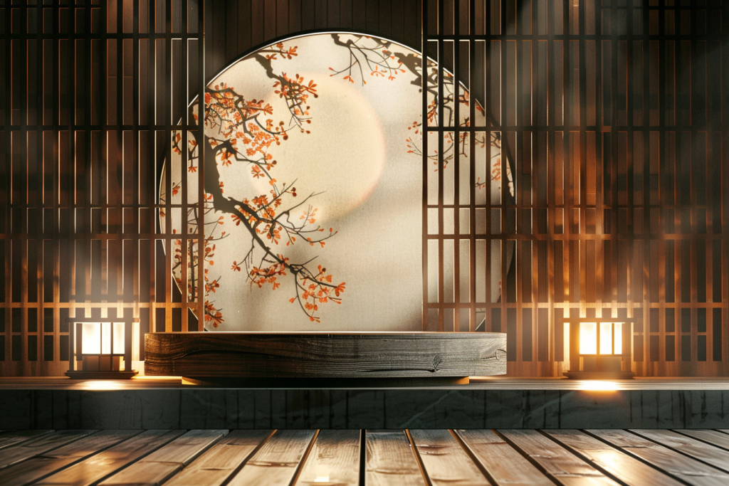中式禅意电商场景展示