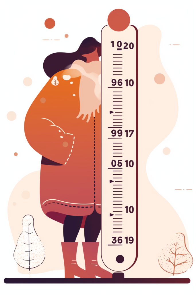 连续低温人物插画绘画