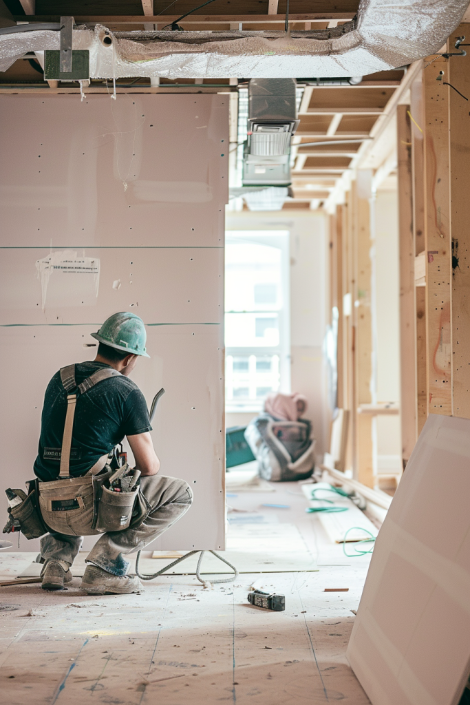 房子内部装修现场图片