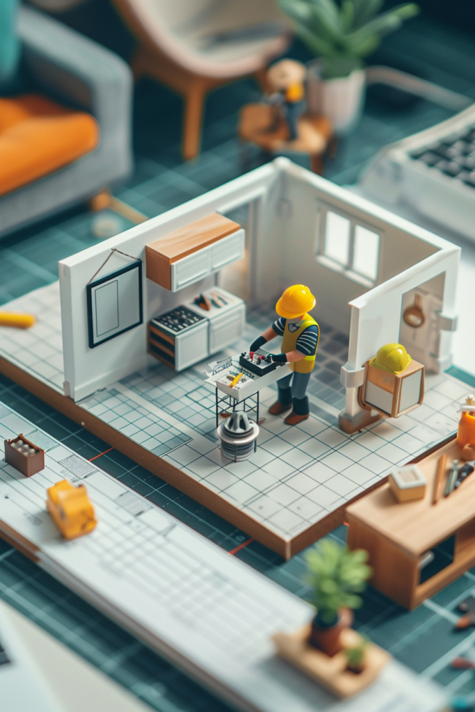 房子内部施工工艺现场图片