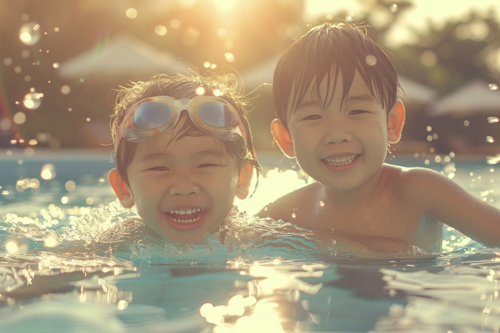 清凉夏天小孩水上乐园项目
