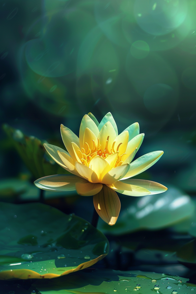 夏季莲花大暑节气花卉摄影图