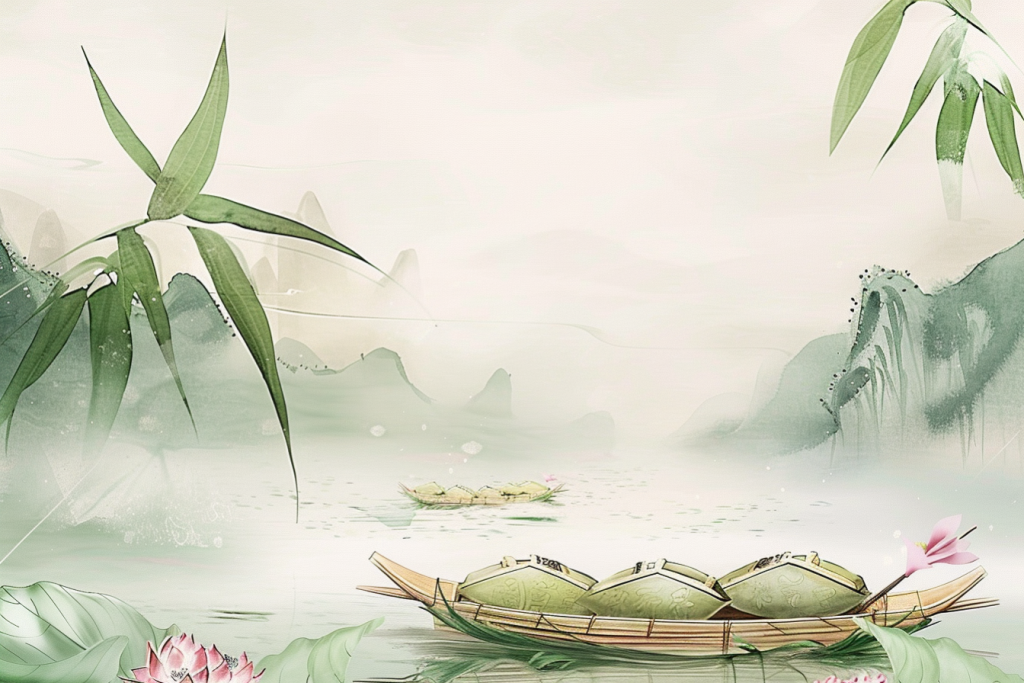 复古端午背景节日素材