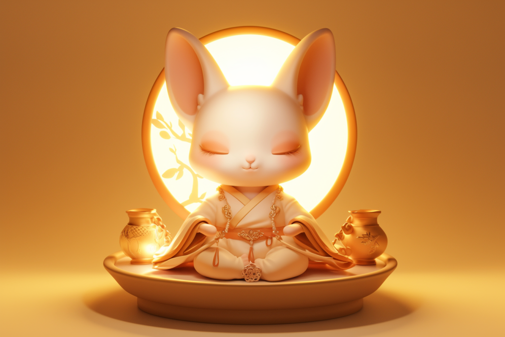 十二生肖功夫兔形象动物模型