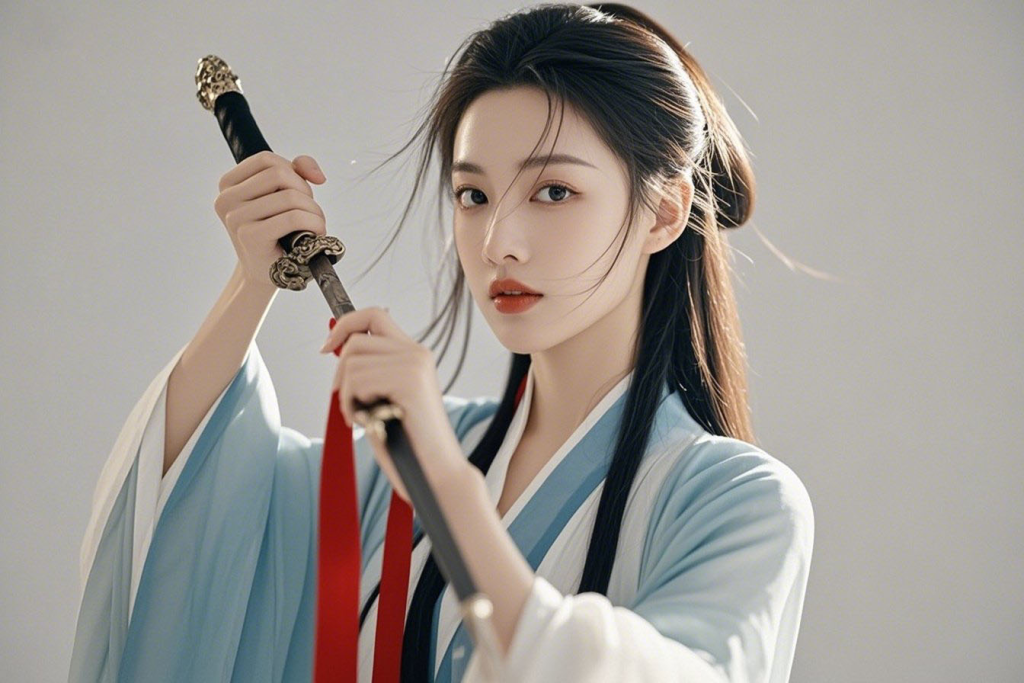 女侠汉服摄影女性人物图片