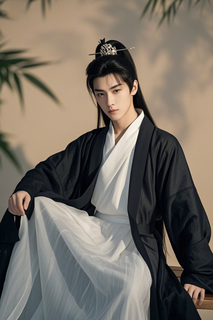 男生古代服饰人物摄影图