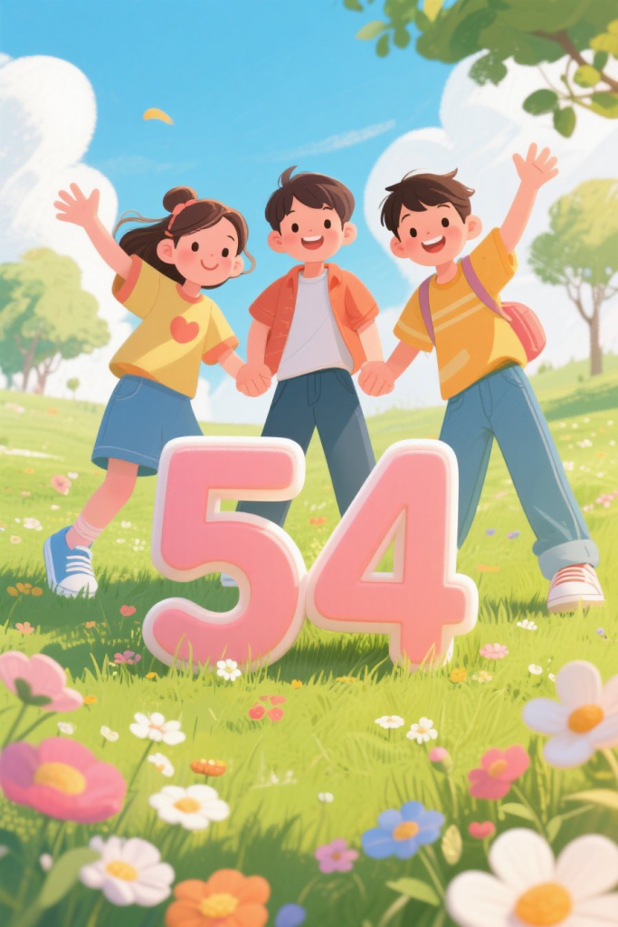 五四青年节立体艺术字设计背景图