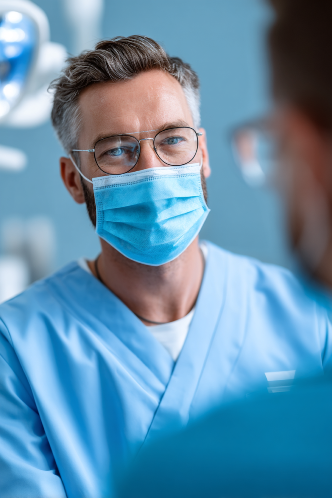 牙科诊所医护人物摄影图