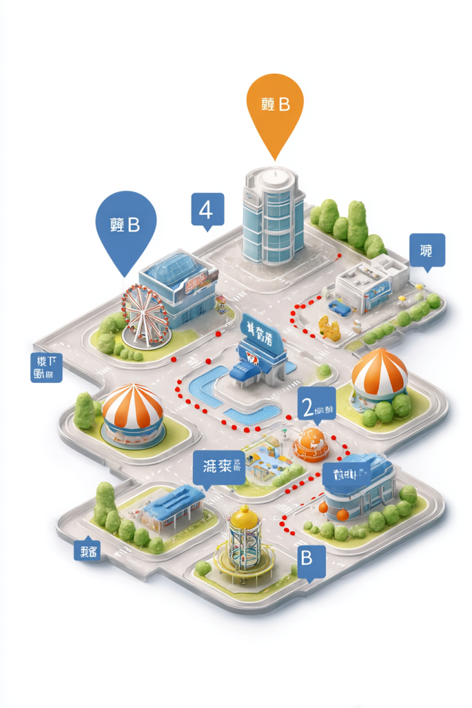 路线导航位置模型元素