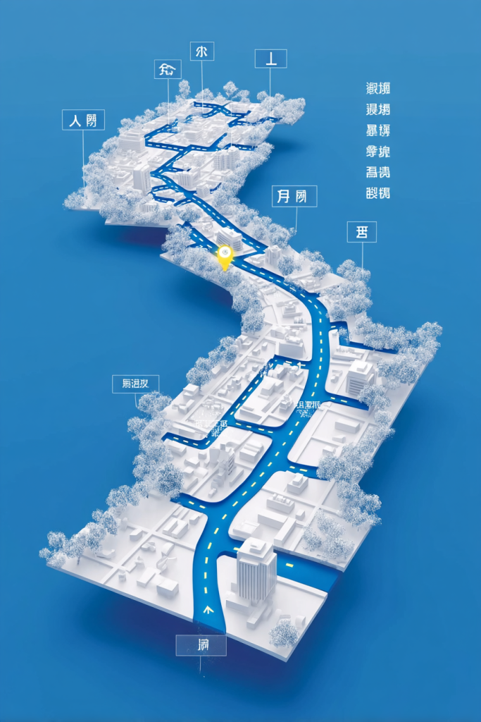 地图多点规划模型元素