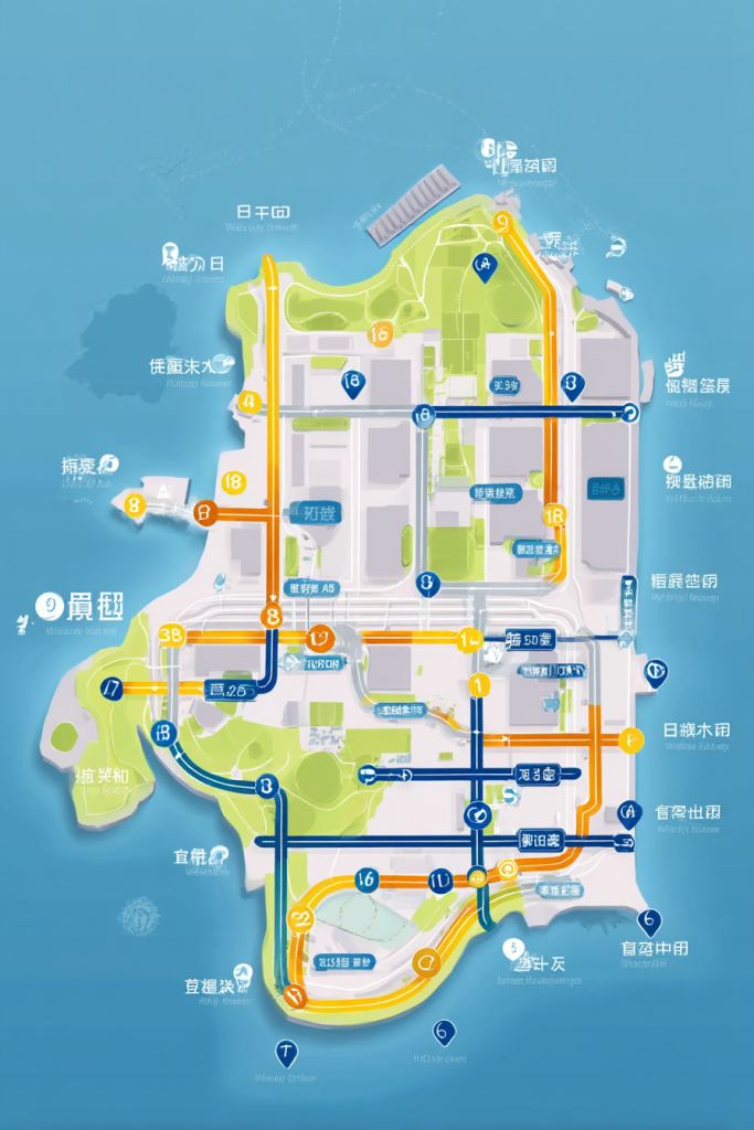 地图坐标位置模型元素