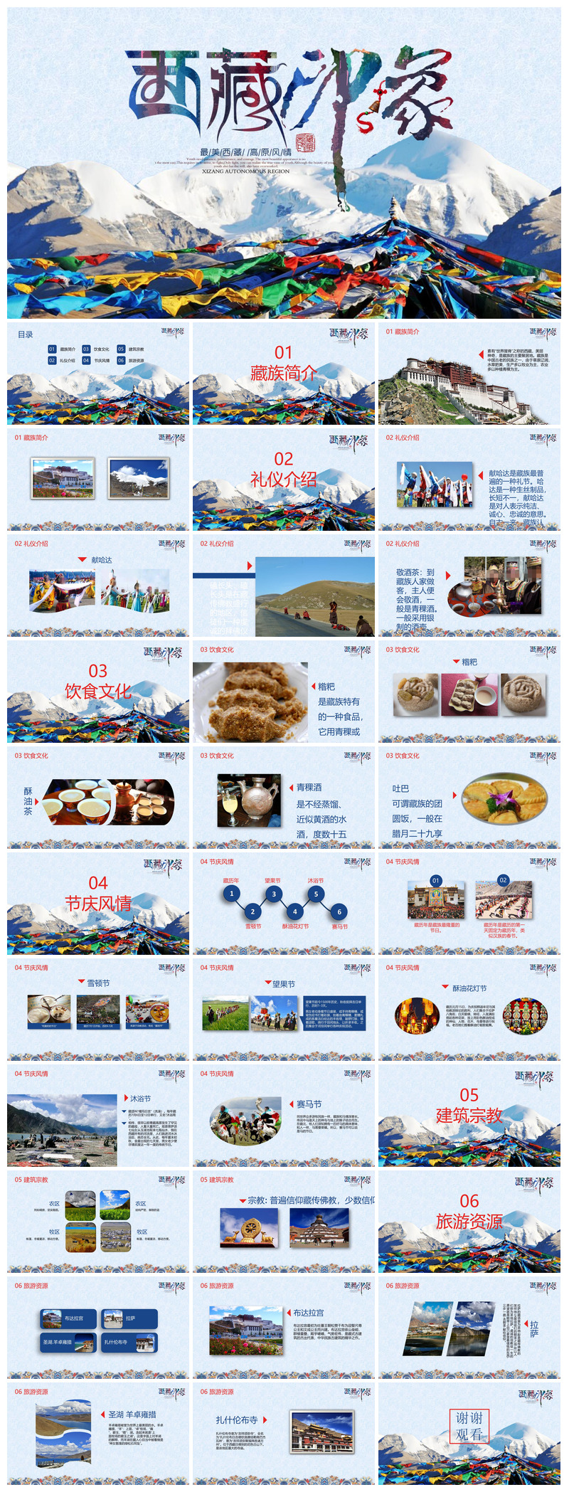 藏族少数民族文化介绍课件PPT