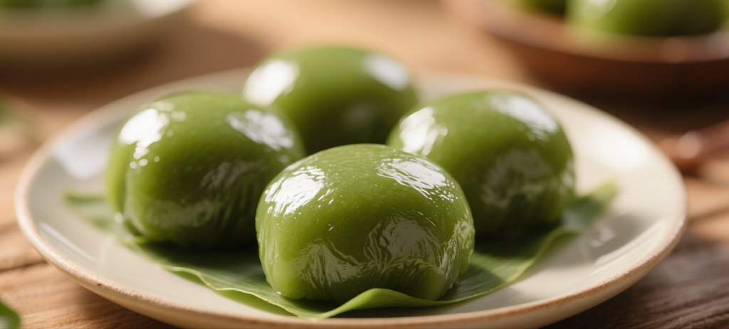 清明清明节青团传统节日美食高清摄影图