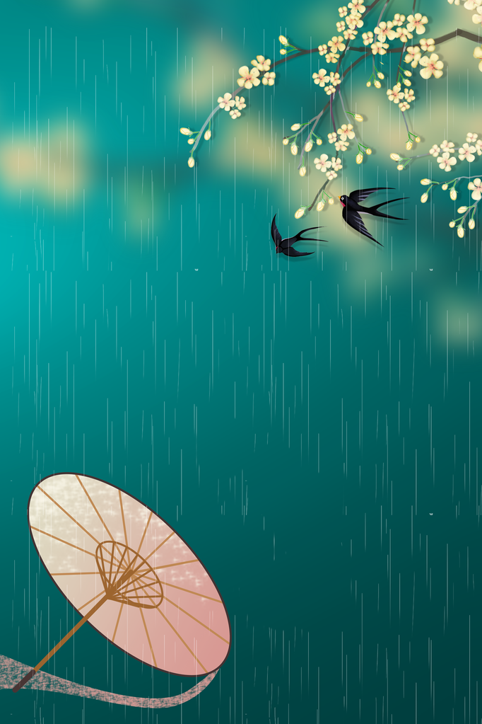 春季春天小燕子元素背景素材