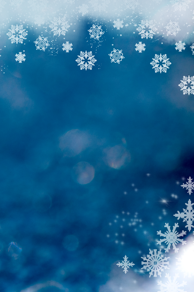 冬季雪花元素背景设计素材