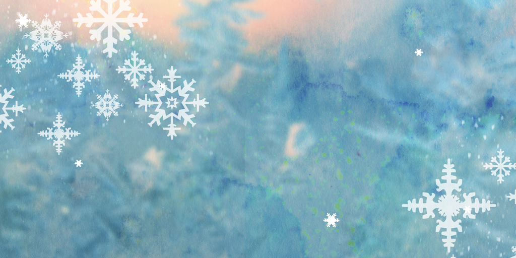 冬季雪花元素背景设计素材