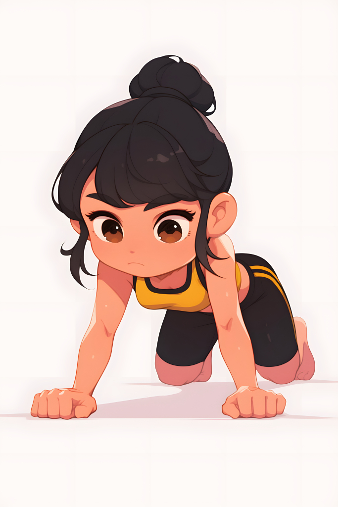 运动人物插画形象