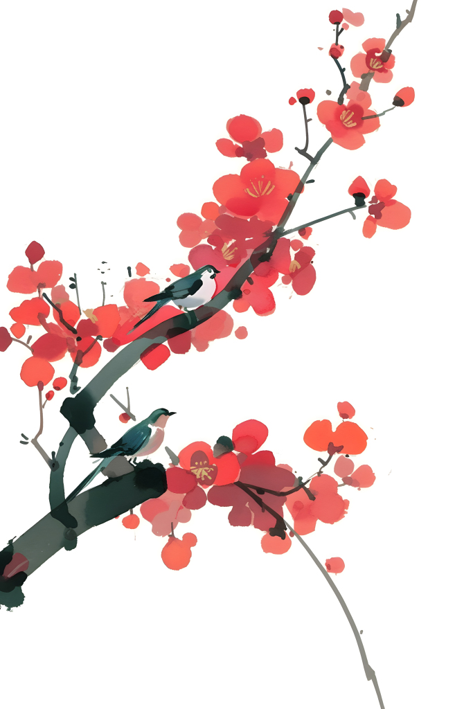 工笔画花鸟绘画素材