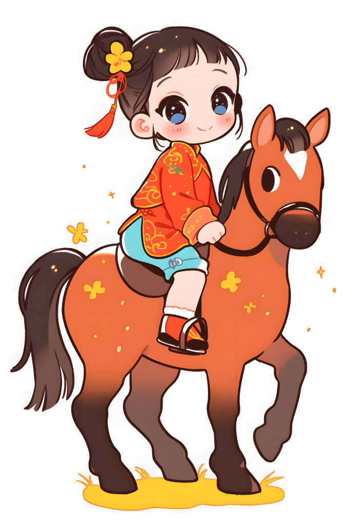 马年小马动物创作