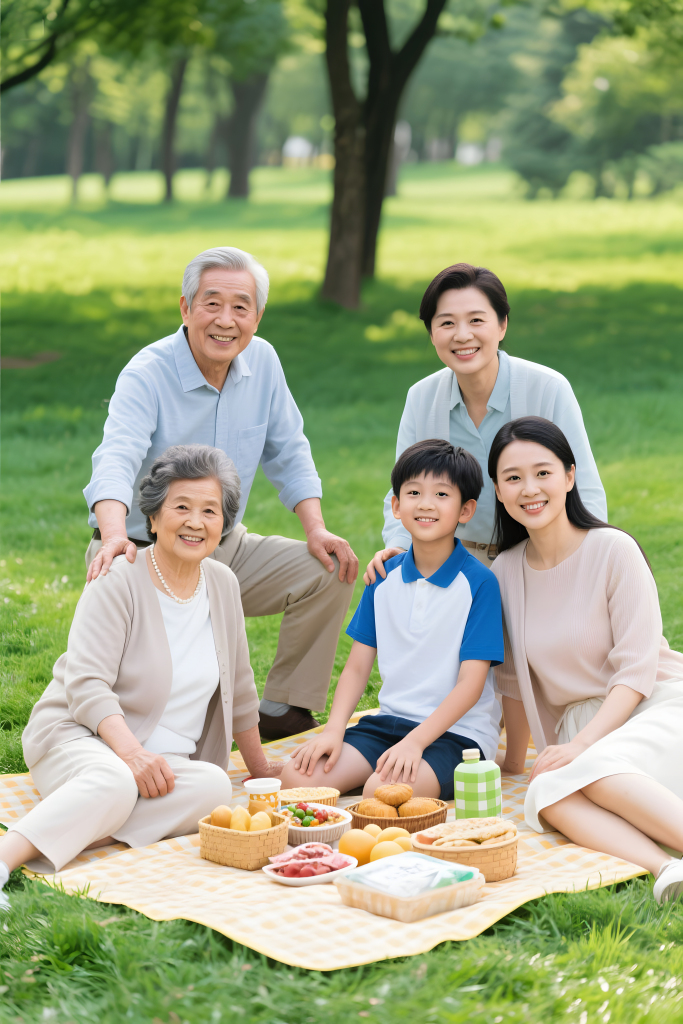 家庭合照技巧人物摄影