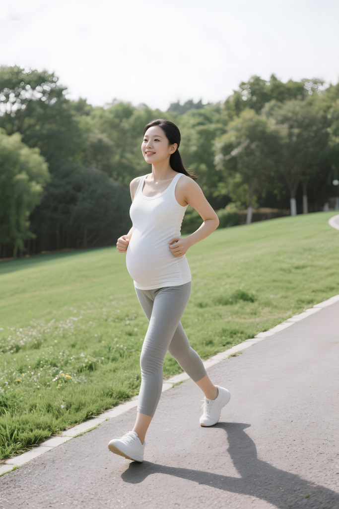 孕妇运动人物摄影