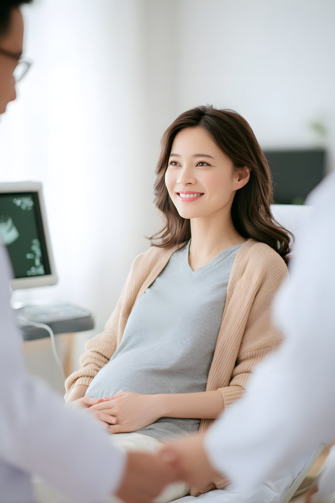 孕妇孕检人像摄影