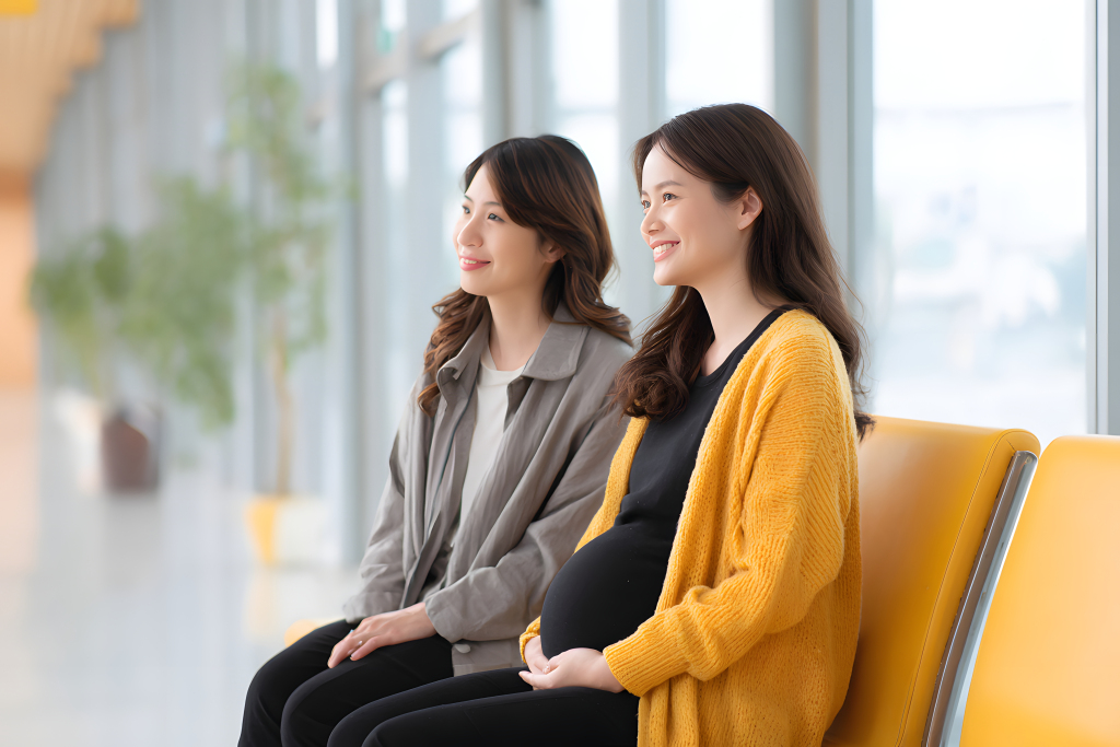 孕妇产前检查人像摄影