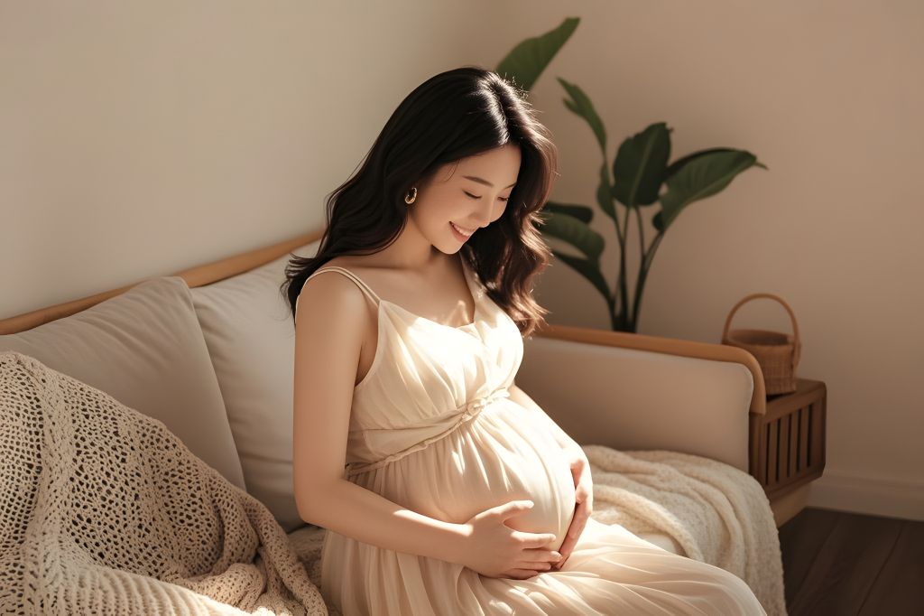 孕妈妈艺术照人像摄影图