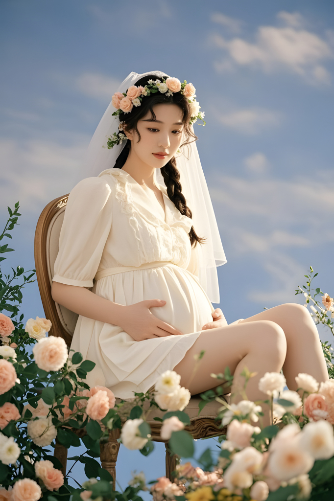 小清新孕妇生活照人像摄影