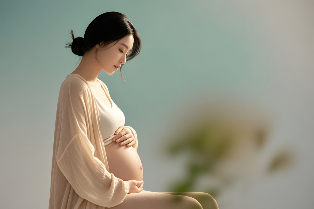 美丽孕妇人像摄影
