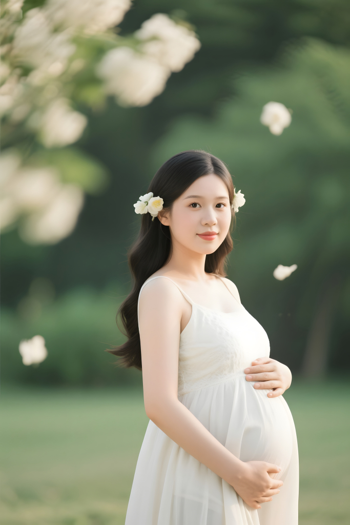 美丽孕妇人像摄影