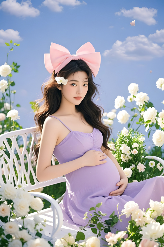 小清新孕妇艺术照人像摄影