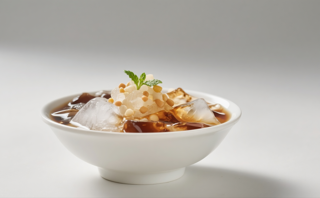 冰粉凉粉美食摄影图片