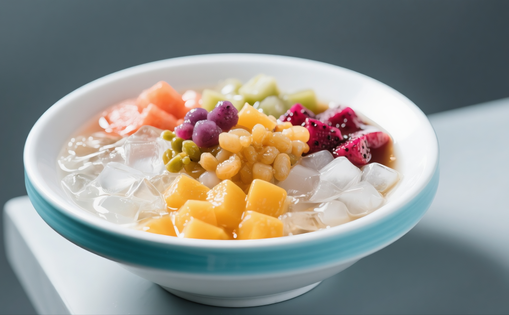 冰粉凉粉美食摄影图片