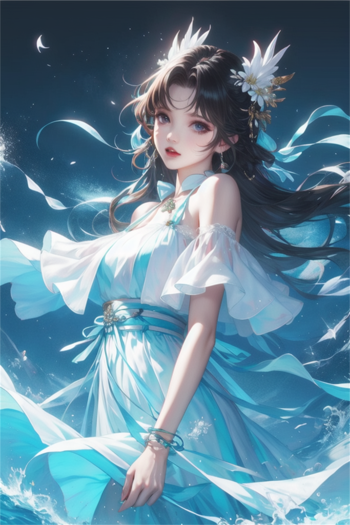 国风数字艺术AI人物场景壁纸