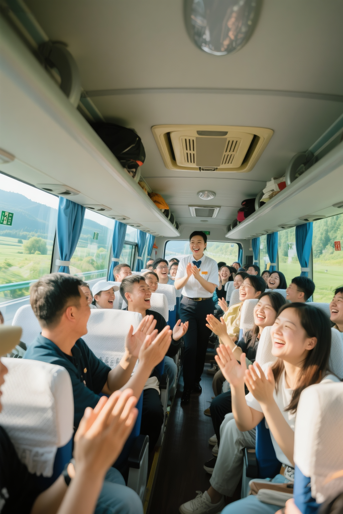 专业导游人物摄影图