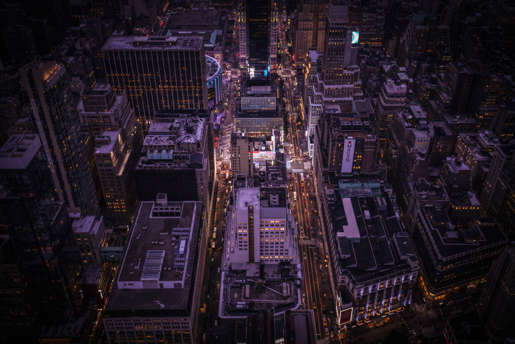 都市城市夜景风光图片