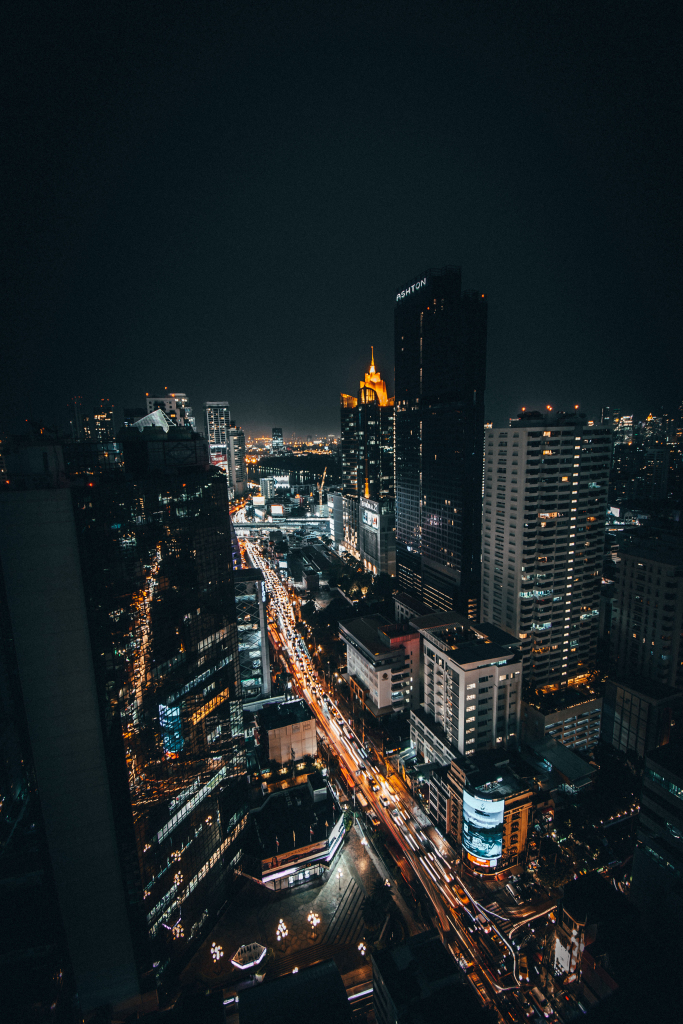 都市城市夜景风光图片