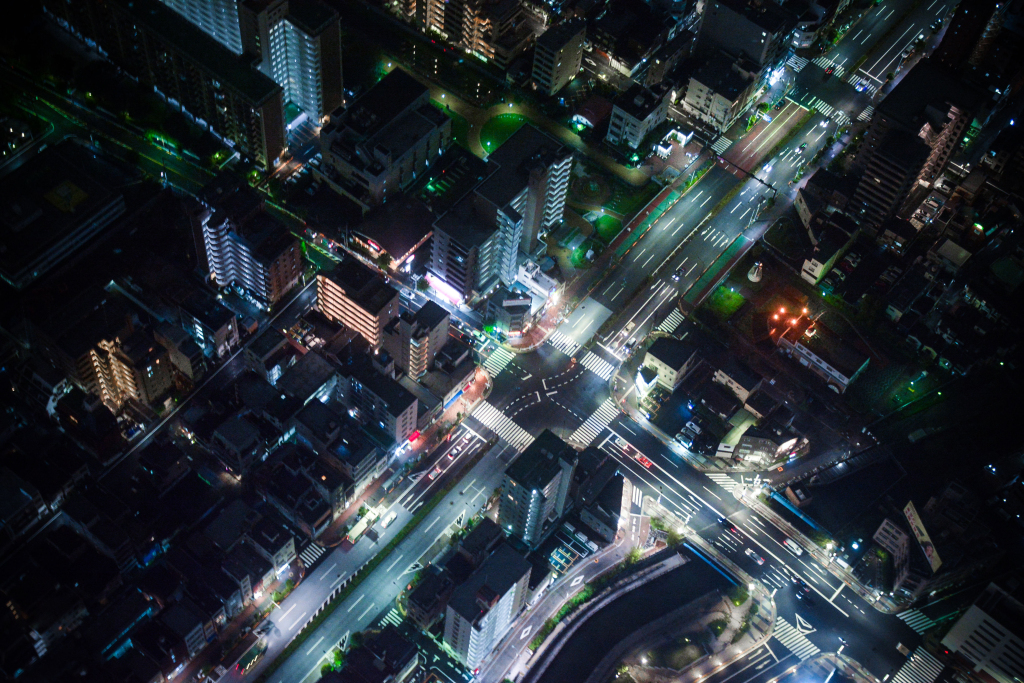 城市夜景风光图片