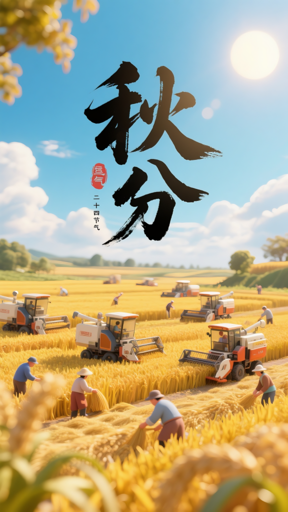 秋分微缩摄影二十四节气