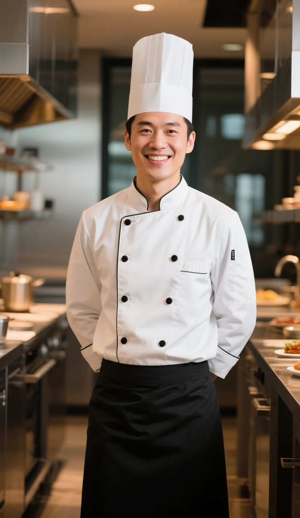 男主厨职业形象摄影图