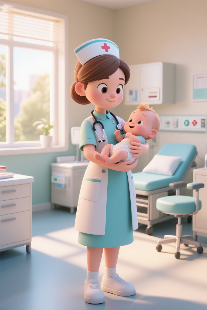 儿童医疗人物模型元素