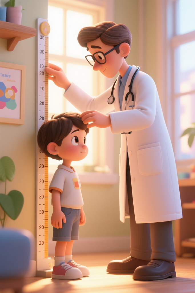 体检儿童医疗保障人物模型元素