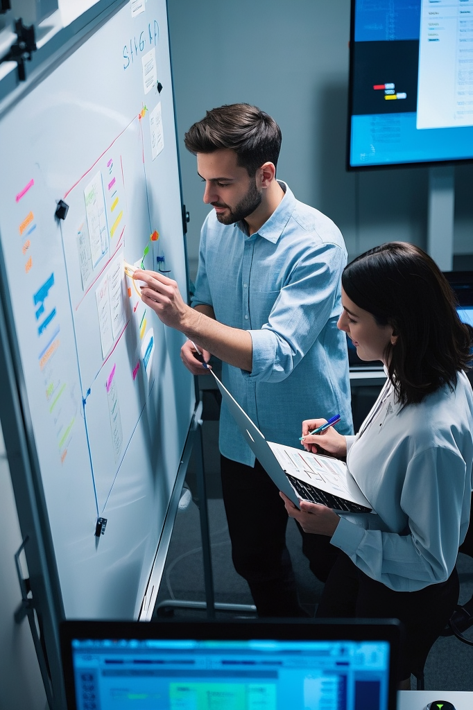 编程程序员上课听课人物摄影图