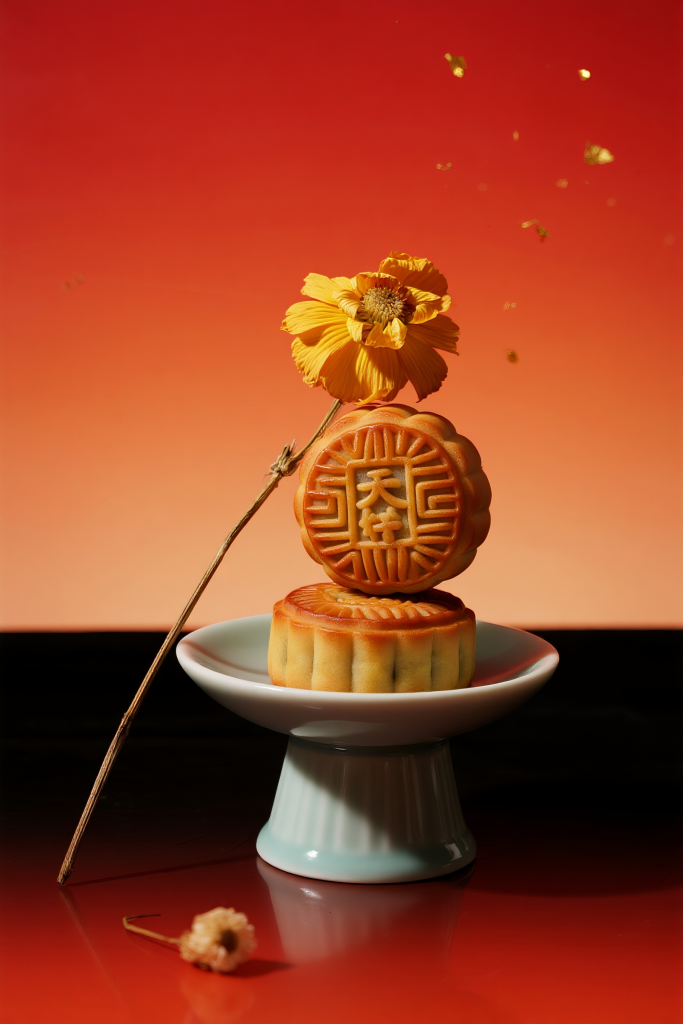 老字号月饼摄影图