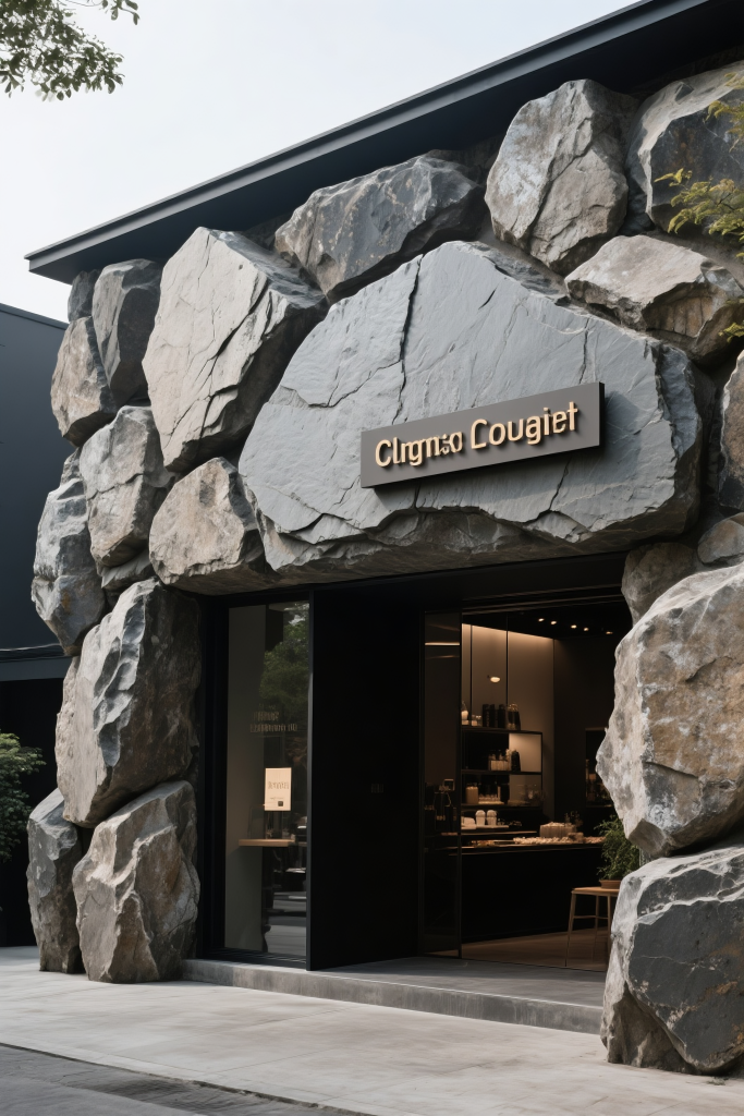 石头门店装修图片