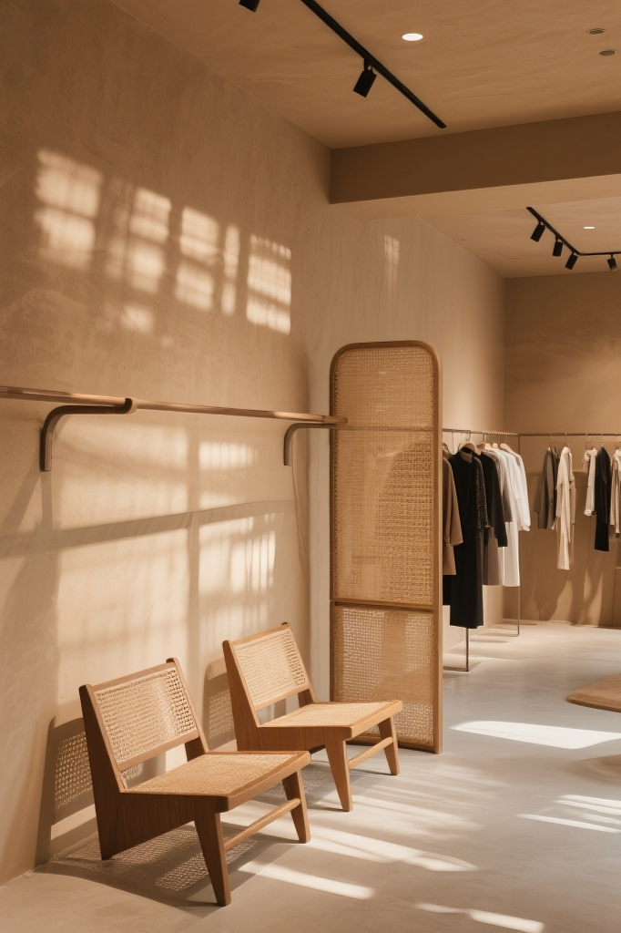服装店展示摄影图