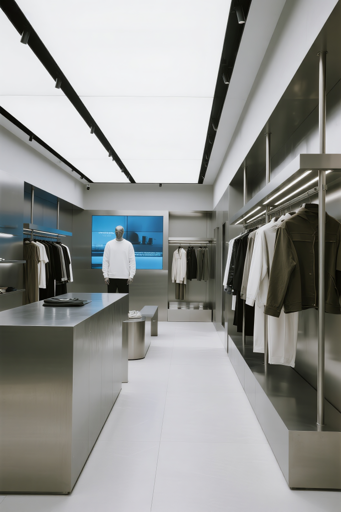 服装店装修风格摄影图