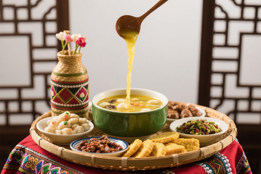 正宗广西油茶三月三美食
