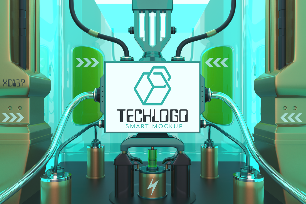 高端logo样机展示图